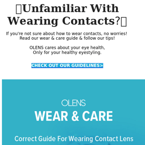 ﻿Are you wearing contact lenses in the correct way?✅ 