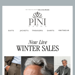 Pini Parma's Winter Sales Have Begun!