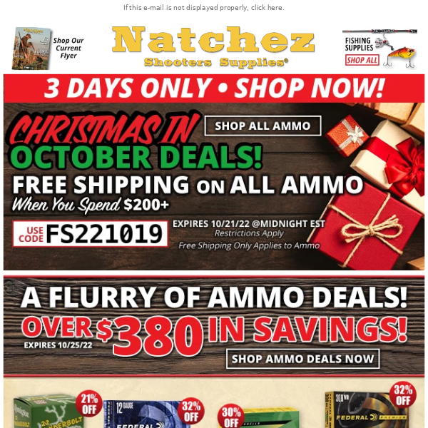 Ammo Deals Over $380 in Savings!
