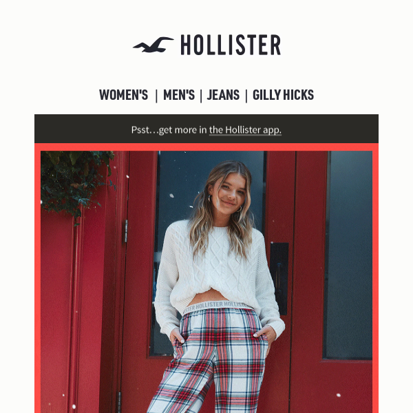 Introducing the 24/7 Pajama Pant. - Hollister Co