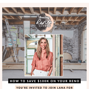 How to save $100k on your home renovation