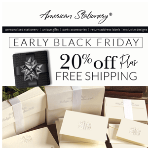 Why wait to save? Early Black Friday is here now!
