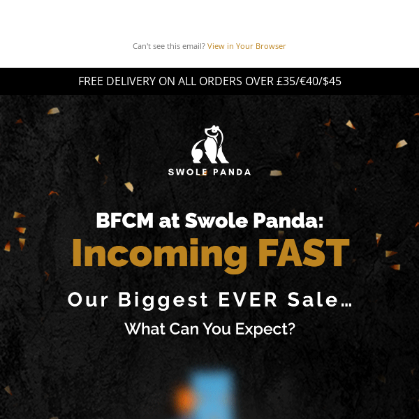 BFCM at Swole Panda: Incoming FAST