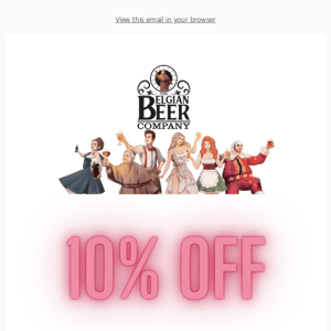 Your 10% off voucher code expires at midnight 🍻