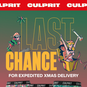 Last call for Christmas!