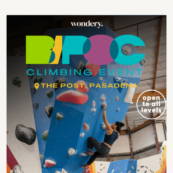 Join Our Latest BIPOC Climbing Event! 😊