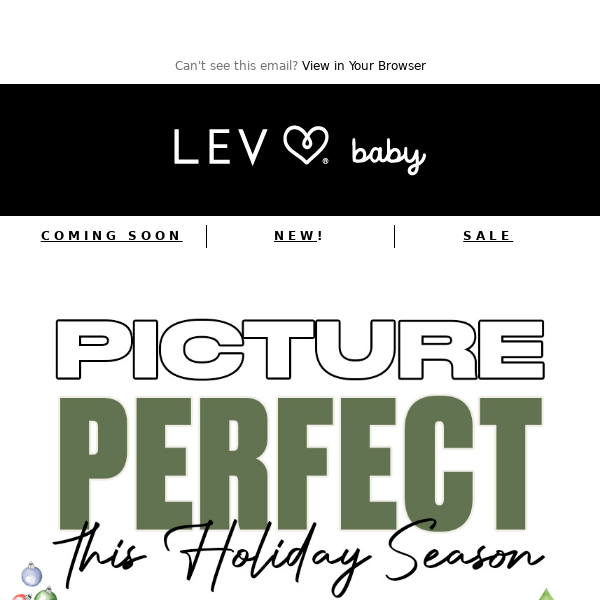 Picture Perfect Holiday with Lev Baby🎄