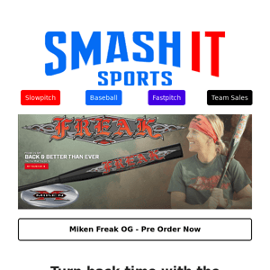 HOT NEW ITEMS Available at Smash It Sports