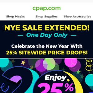 📣 NYE SALE EXTENDED!