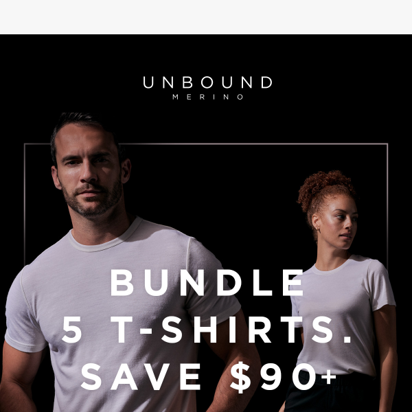 Save $90+ on T-shirts 😱