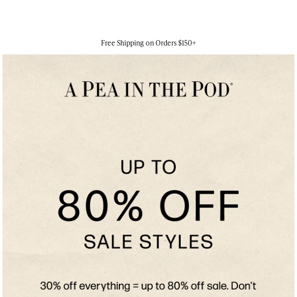 Up to 80% Off Sale Styles 💋
