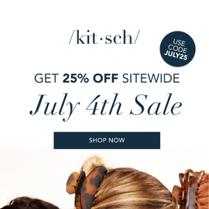 Beat the summer heat 🔥 with 25% off!