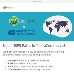 📬 USPS Shipping Rates in WP EasyCart?...   It's Easy!