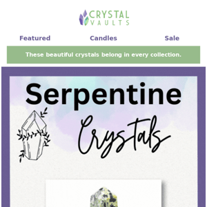 Do you own any Serpentine crystals? ✨