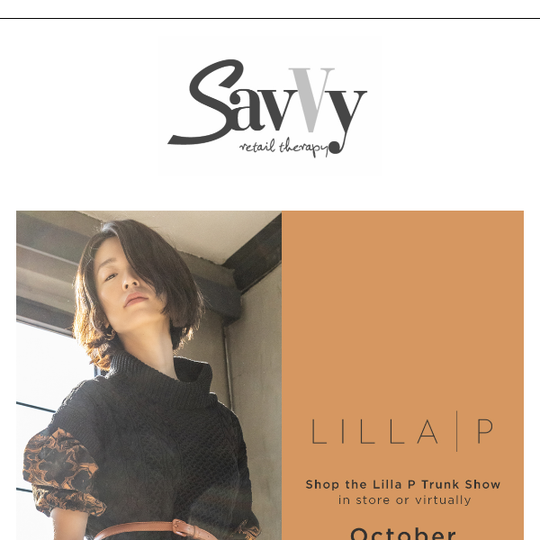 Fall Lilla P Trunk Show Starts Monday October 17th!