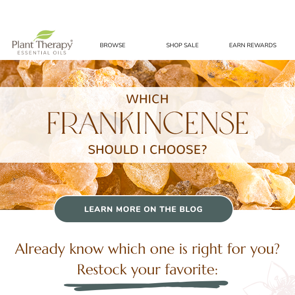 🌿 Replenish Your Favorite Frankincense