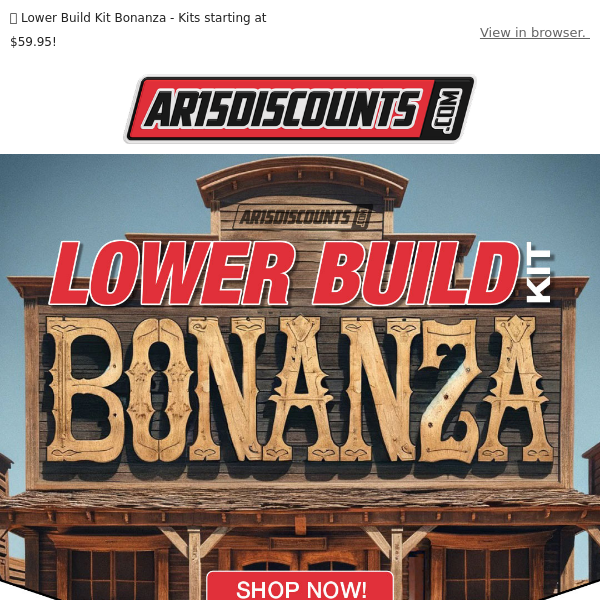  🧰 Lower Build Kit Bonanza - Kits starting at $59.95! 🛠️