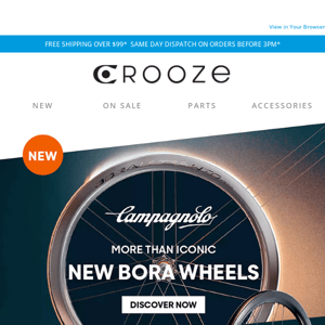 🙌 NEW Campagnolo wheels are here! Shokz Roadwave & more
