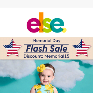 48 Hour Memorial Day Flash Sale!