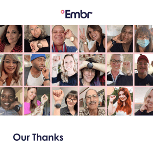 Thanksgiving wishes from Embr Labs