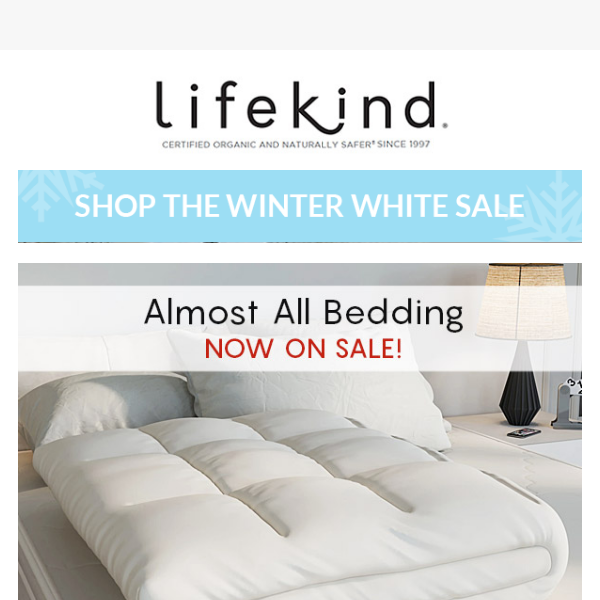 SHOP THE WINTER WHITE SALE: 50% OFF + FREE Shipping