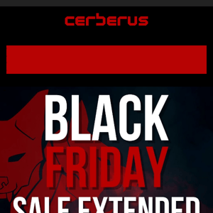 BLACK FRIDAY SALE EXTENDED!