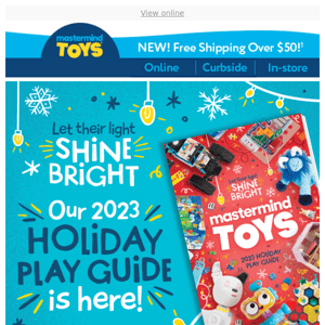 Our 2023 Holiday Play Guide is HERE! ⭐