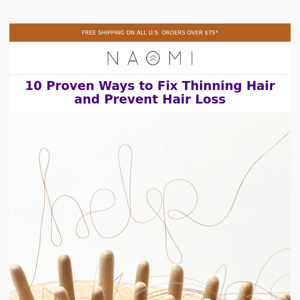 10 proven ways to fix thinning hair and prevent hair loss