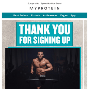 Welcome to Myprotein!