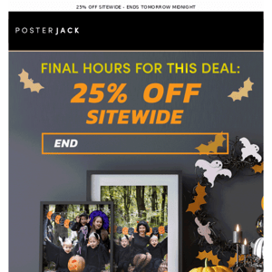 ⚡Go Quick PosterJack: 25% Off Sitewide Ends Tomorrow