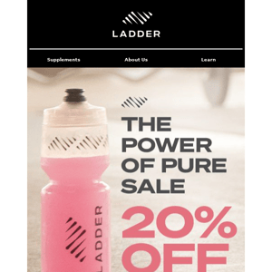 Limited Time: Get 20% with the Power of Pure Sale