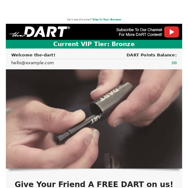 Gift a FREE DART to a friend! 🎁