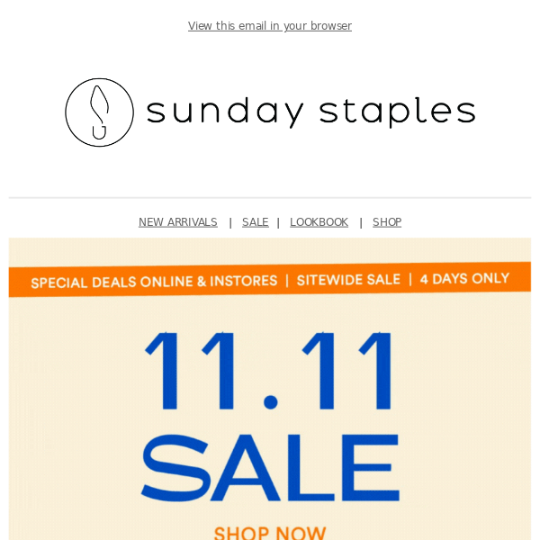 SHOP 11.11 DEALS NOW! 👡🛍️