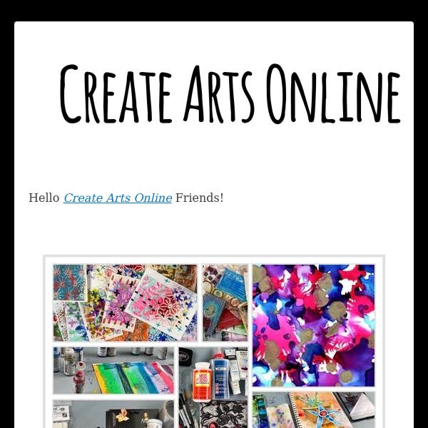 CREATE ARTS ONLINE SUMMER SALE IS ON NOW! TAKE 10% OFF AS MANY COURSES AS YOU LIKE!