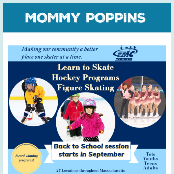 Learn to Skate, Hockey, & Figure Skating