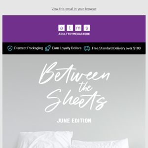 Between the Sheets is here! 😍