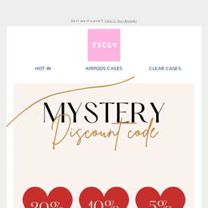 Mystery Discount ❤️