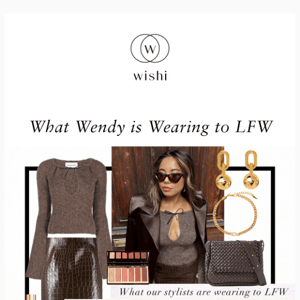What Wendy is Wearing to LFW