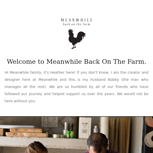 Welcome to Meanwhile Back On The Farm.