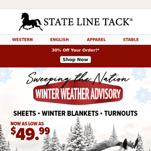 There's Snow Time to Lose—30% Off Won't Last Long!