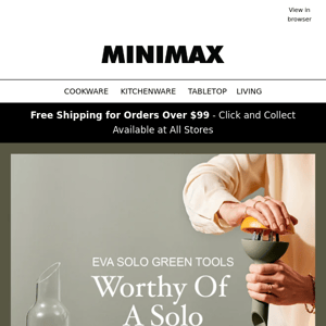 New to Minimax: Eva Solo Green Tools