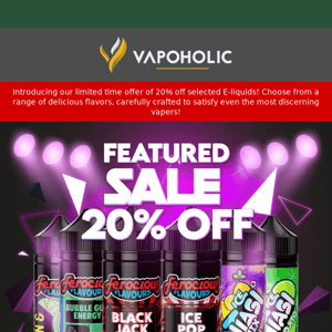 💥 20% Off Now! Refresh Your Vape 💥