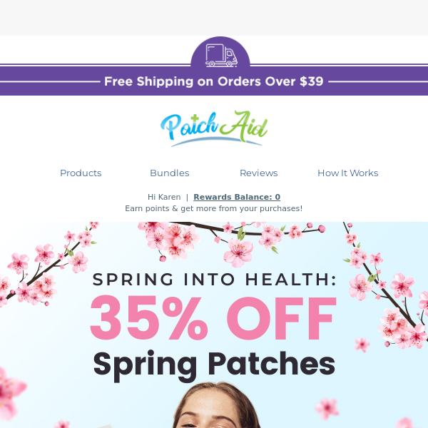 🍃 Spring Clean Your Wellness Routine: 35% Off Vitamin Patches! 🧼