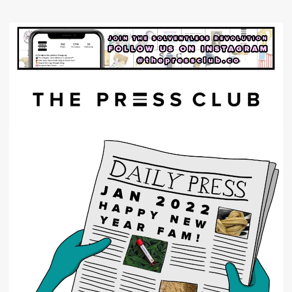 ✍🏼 THE DAILY PRESS ISSUE #7: JANUARY 2022