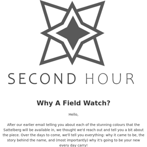 Why a field watch?