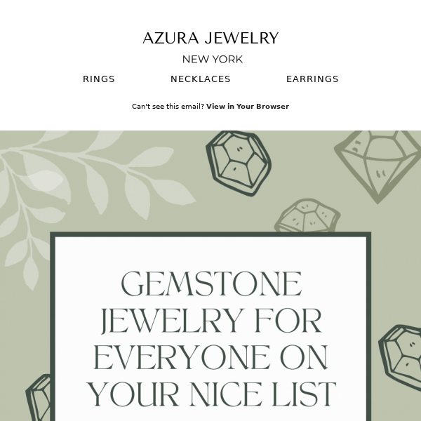 Make Spirits Bright with Gemstone Jewelry 🎁