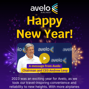 New Year Greetings from Avelo!