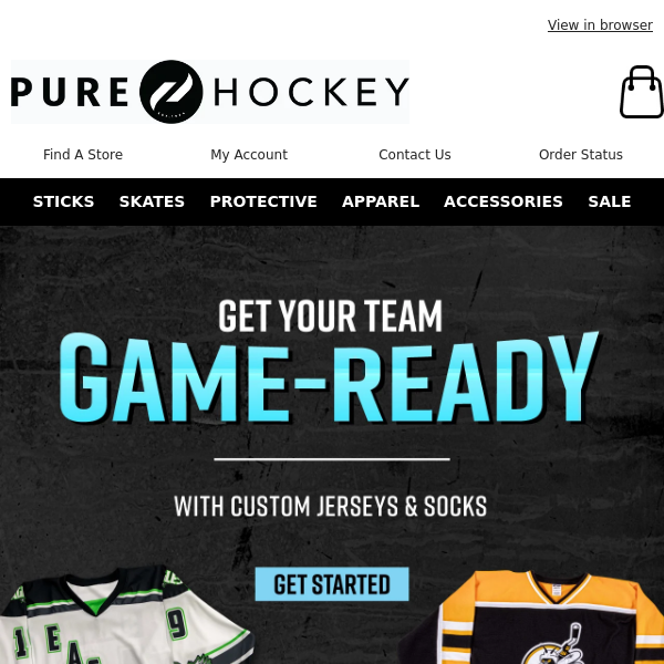 NEW Custom Jersey Options 👕 Pure Hockey Team Sales Is Your Source For Custom Team Gear!