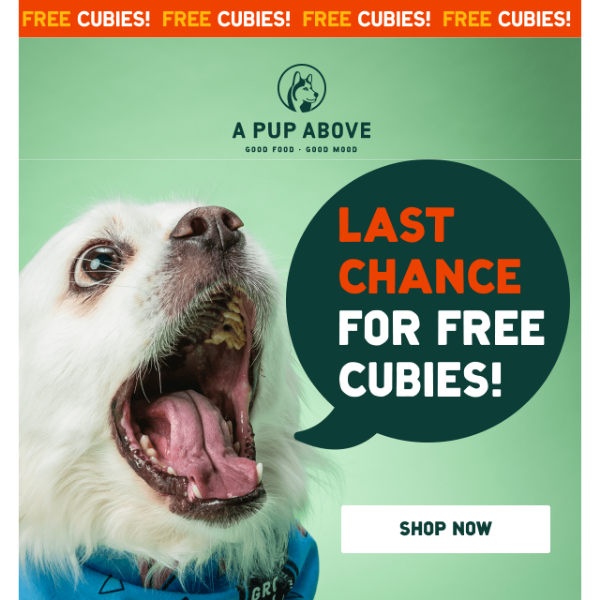 Don’t miss out on free Cubies!