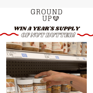 WIN a year's supply of nut butter! ⭐